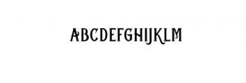 Black Django Font LOWERCASE