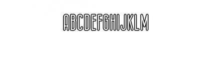 Black Smith outline.otf Font UPPERCASE