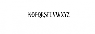 BlackPhanter.ttf Font LOWERCASE