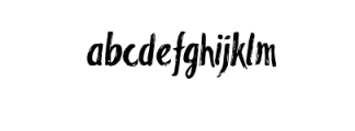 Blackflower Font LOWERCASE