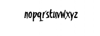 Blackflower Font LOWERCASE