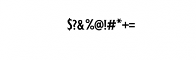 Blackford.otf Font OTHER CHARS