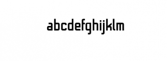 Blackrough.otf Font LOWERCASE