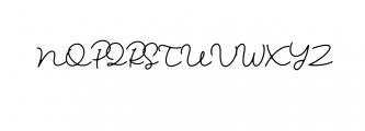 Blesson Signature Font UPPERCASE