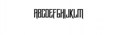 Blnker Font UPPERCASE