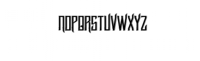 Blnker Font UPPERCASE