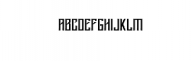 Blnker Font LOWERCASE