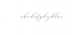 Blooming Font.ttf Font LOWERCASE