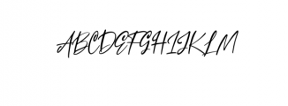 Blue Pen.ttf Font UPPERCASE