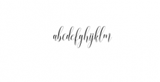 blussafir script Font LOWERCASE