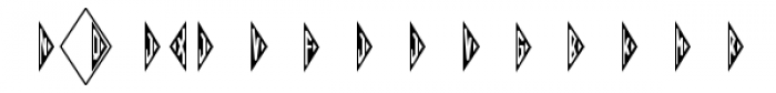Black Diamond Three Bold Font OTHER CHARS