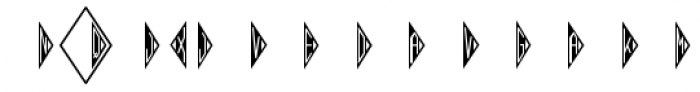 Black Diamond Three Font OTHER CHARS