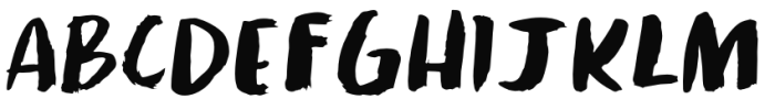 Black Molasses Regular Font LOWERCASE