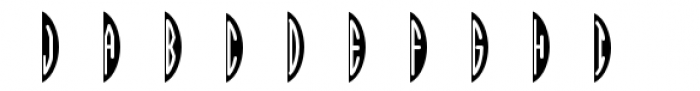 Black Oval Three Bold Font OTHER CHARS