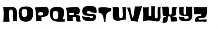 Blackcurrant Pro Squash Font UPPERCASE