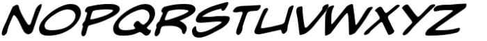 Blambot Classic Italic Font LOWERCASE