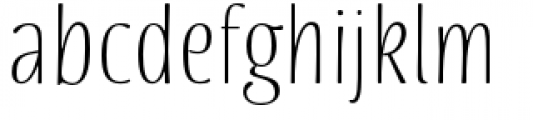 Blend Regular Font LOWERCASE