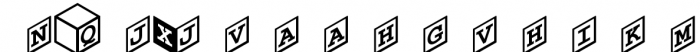 Blockograms Black Left Font OTHER CHARS