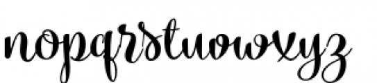Blossoms Bold Font LOWERCASE
