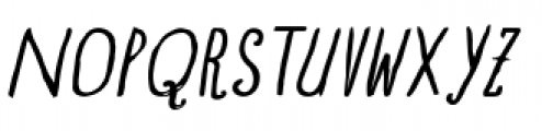 Blue Goblet Drawn Normal Regular Italic Font UPPERCASE