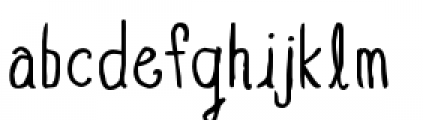Blue Goblet Drawn Normal Regular Font LOWERCASE