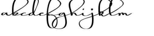 Blythe Regular Font LOWERCASE