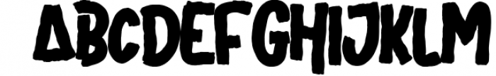 Black Animal Font LOWERCASE