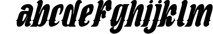 Black Crown Font LOWERCASE