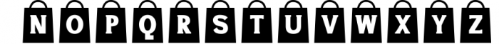 Black Friday Cute Shopping Bag font OTF TTF / Procreate font Font LOWERCASE