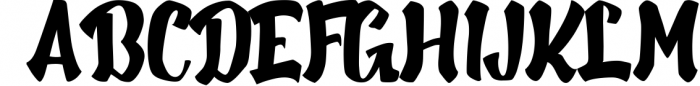 Black Jacky - Bold Script Font UPPERCASE