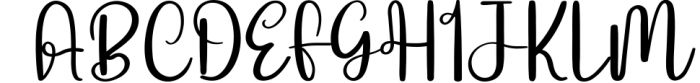 Black Nature - New Handwritten Font Font UPPERCASE