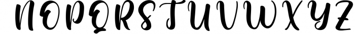 Black Smile - Handwriting Font Font UPPERCASE