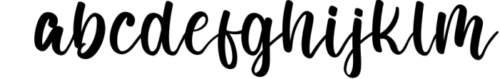 Black Smile - Handwriting Font Font LOWERCASE