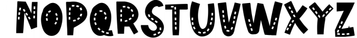 Black Stapler - A Sweet Handwritten Font Font UPPERCASE