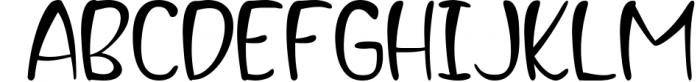 Black Stroke - A fun elegant font Font UPPERCASE