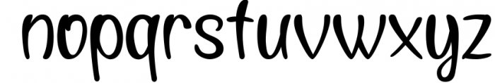 Black Stroke - A fun elegant font Font LOWERCASE