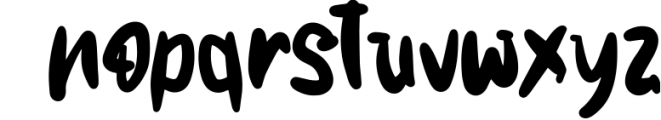 Black Thunder Font LOWERCASE