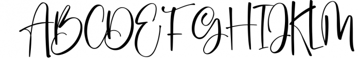 Blackwhite - A Handwritten Font Font UPPERCASE