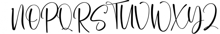 Blackwhite - A Handwritten Font Font UPPERCASE