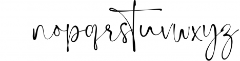 Blastine-Beautiful Signature Font Font LOWERCASE