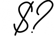Blesing signature style Font OTHER CHARS