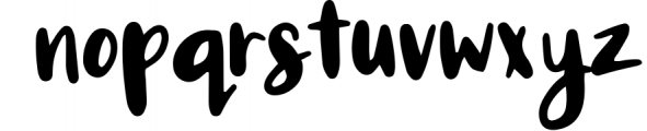 Blimp - A Bouncy, Chubby, Handwritten Font Font LOWERCASE