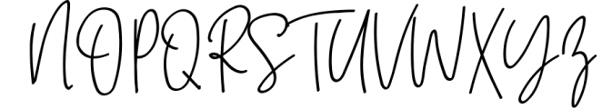 Blink High Signature Script Font UPPERCASE