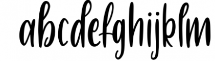 BlissHearts Handwriting Font Font LOWERCASE