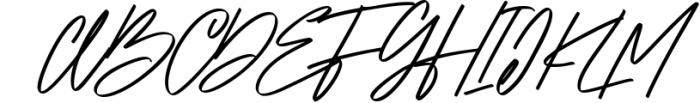 Blondey Rich Signature Script Font 1 Font UPPERCASE