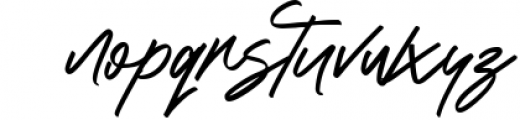 Blondey Rich Signature Script Font 1 Font LOWERCASE