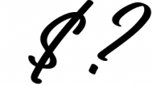 Blongoc Script Font OTHER CHARS