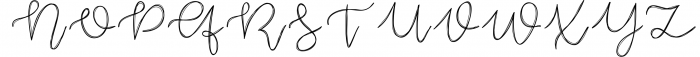 Blooming - Handwritten Font Font UPPERCASE