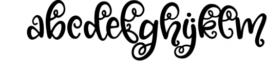 Blossomy - Font Duo + Floral Doodles 1 Font LOWERCASE