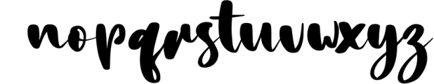 Blosty Lovely Font Font LOWERCASE